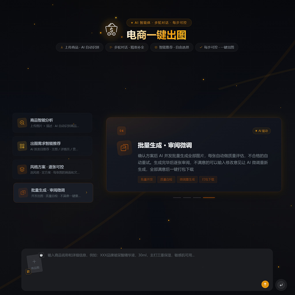 菁选灵创电商生图与短视频策划案例